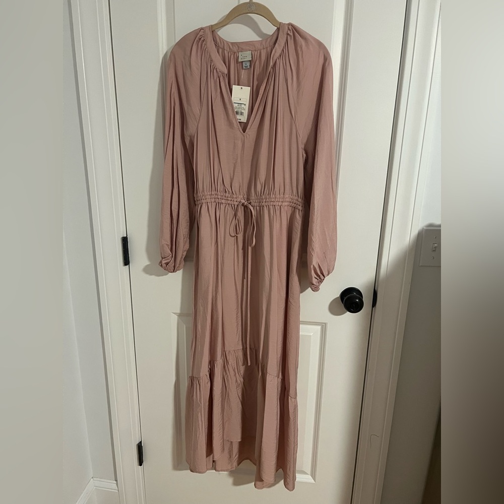 a new day Blush Long Sleeve Dress